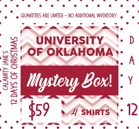 MYSTERY BOX: UNIV. of OK (4 Shirts)