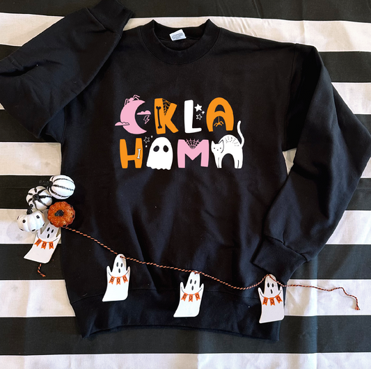 HALLOWEEN: OKLA-HOMA Halloween Icons (SWEATSHIRT)