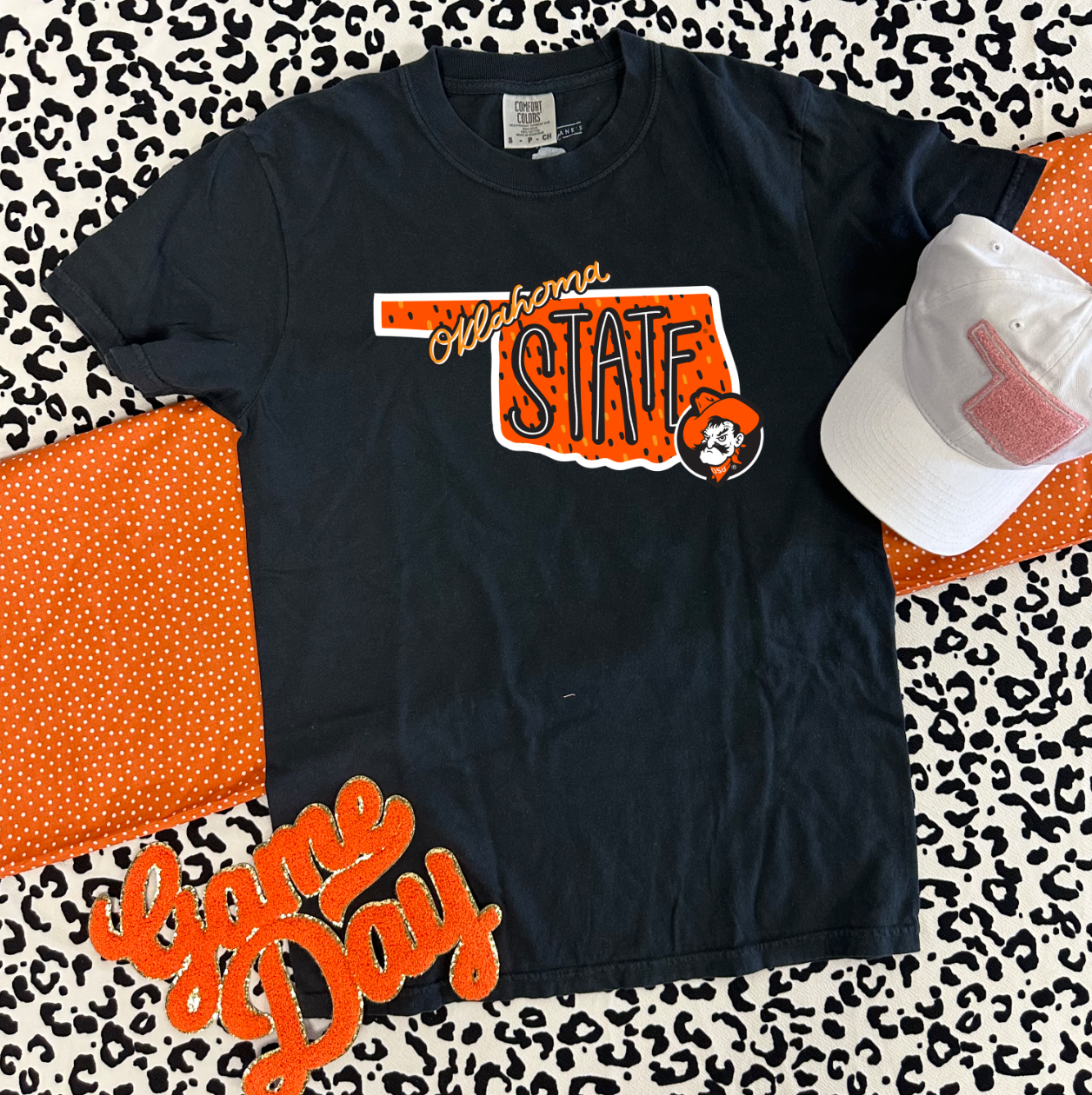 OK STATE 2024: Oklahoma State & Pistol Pete (COMFORT COLORS SHORTSLEEVE)