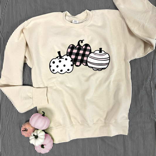 Pumpkin Pattern Trio (SWEATSHIRT)