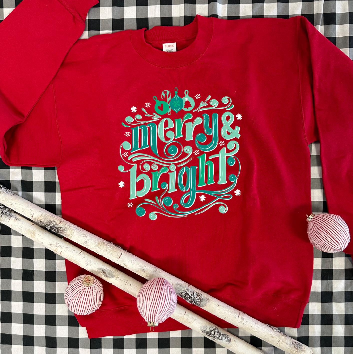 CHRISTMAS 2024: Merry & Bright (SWEATSHIRT)