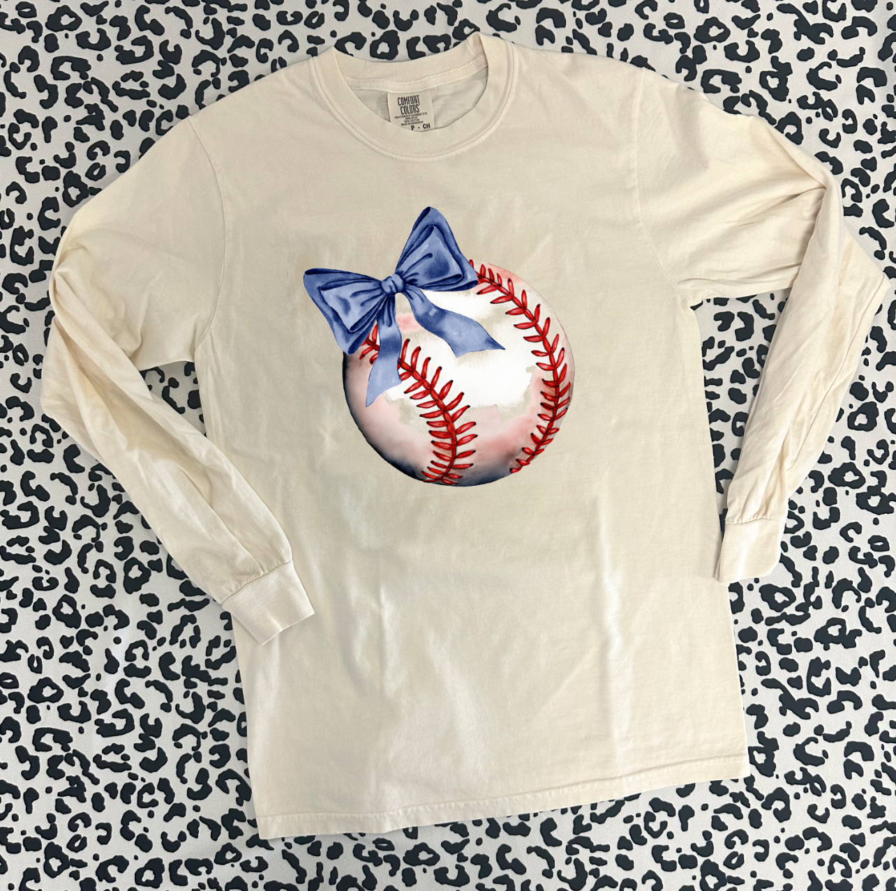 SPORTS LIFE 2024: Baseball Coquette Bow **CUSTOMIZABLE BOW & BACK** (BELLA CANVAS CREW, BELLA VNECK, SHORTSLEEVE, LONGSLEEVE & SWEATSHIRT)