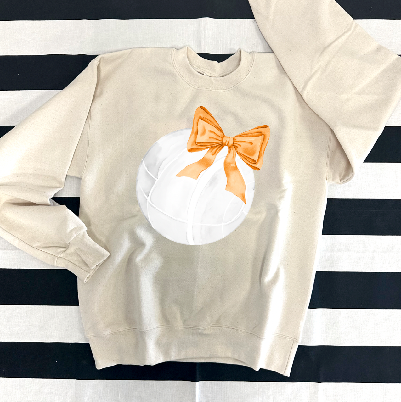 SPORTS LIFE 2024: Volleyball Coquette Bow **CUSTOMIZABLE BOW & BACK** (BELLA CANVAS CREW, BELLA VNECK, SHORTSLEEVE, LONGSLEEVE & SWEATSHIRT)