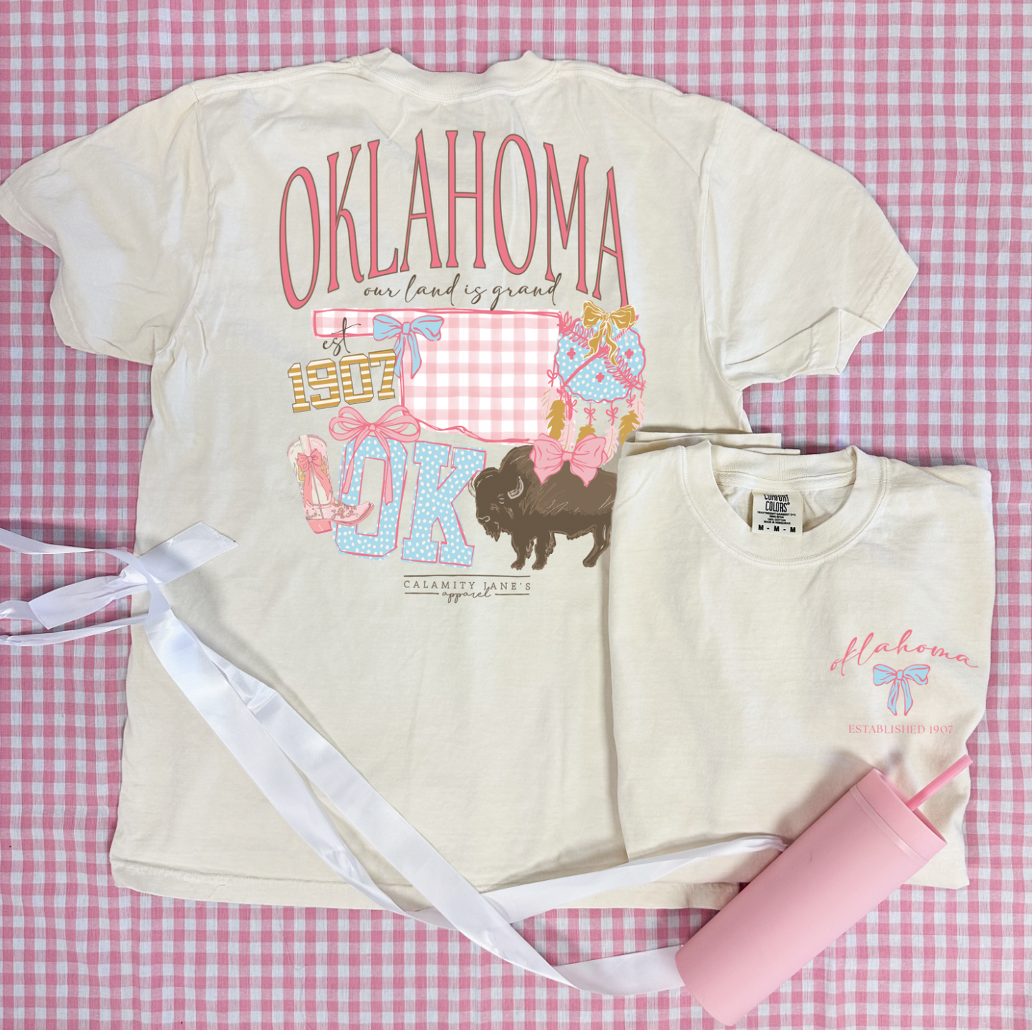 OKLAHOMA 2025: Oklahoma Storyboard 2025 - COMFORT COLORS SHORTSLEEVE