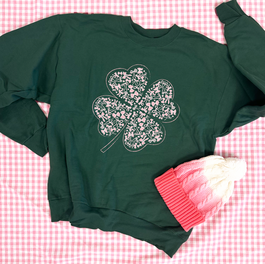 ST.PATTY 2025: Little Bows Pattern - SWEATSHIRT