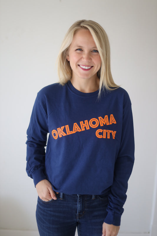 OKC SPIRIT: Simple Text - Comfort Longsleeve