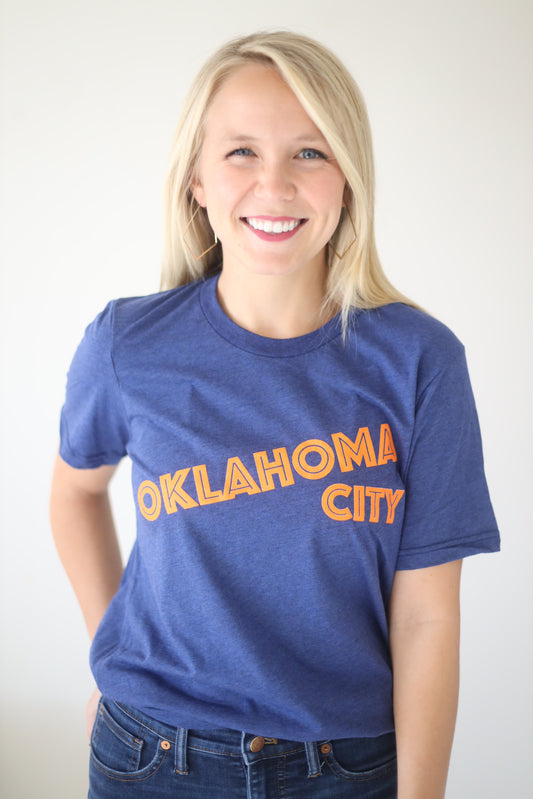 OKC SPIRIT: Simple Text - Crew Neck